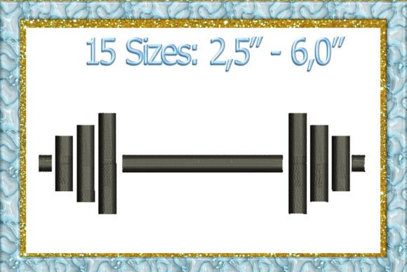 Barbell Machine Embroidery Design Review