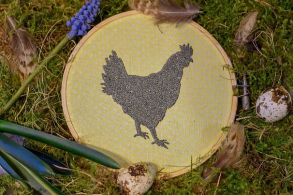 Chicken Silhouette Embroidery Design Review