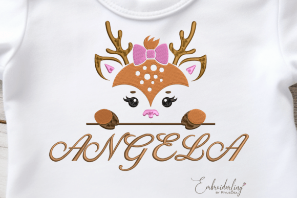 Christmas Monogram Reindeer Embroidery Review
