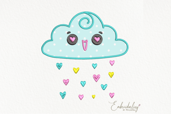 Cloud Embroidery Applique Design Review