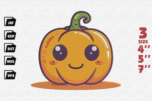 Cute Halloween Pumpkin Embroidery Review