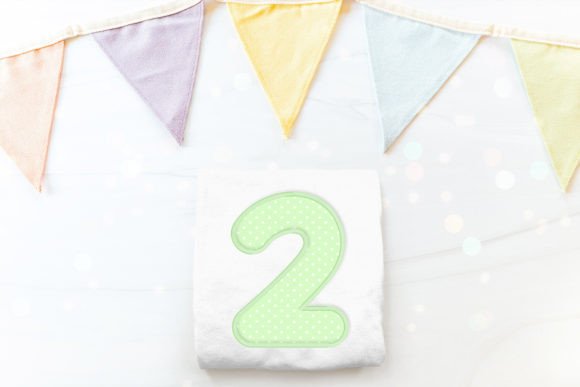 Cute Round Number 2 Applique Embroidery Review