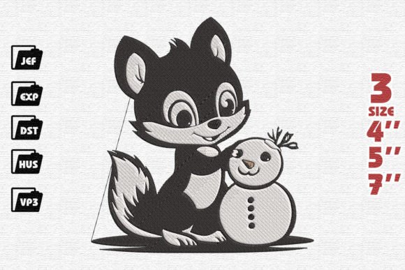 Cute Skunk Embroidery Review