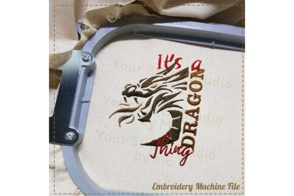 Dragon Embroidery Digital File Review for Seasonal Use