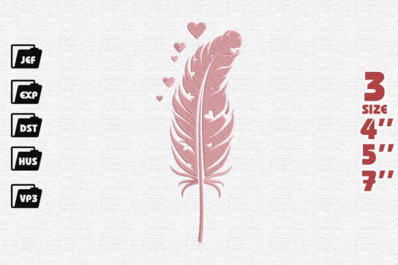 Feather with Hearts Embroidery Review