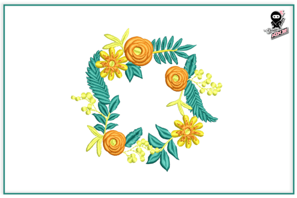 Floral Wreath Embroidery Summer Blooms Review