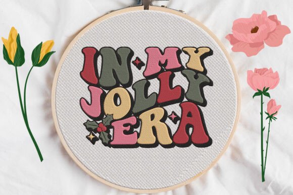 In My Jolly Era Christmas Embroidery