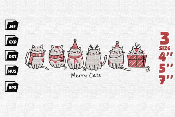 Meowy Christmas Embroidery Review