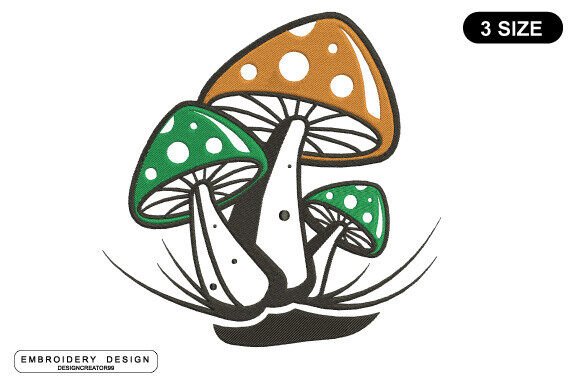 Mushroom Plant Embroidery Review