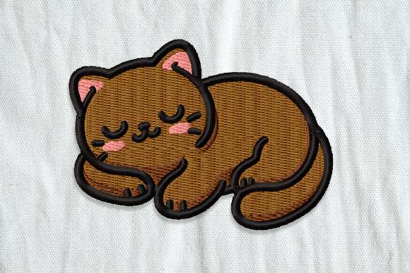 Sleeping Cat Embroidery Patch Review