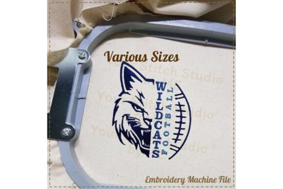 Wildcat Football Embroidery Design Review