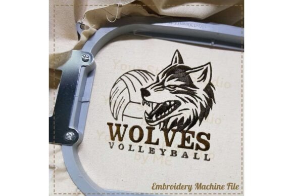 Wolves Volleyball Embroidery Design Review